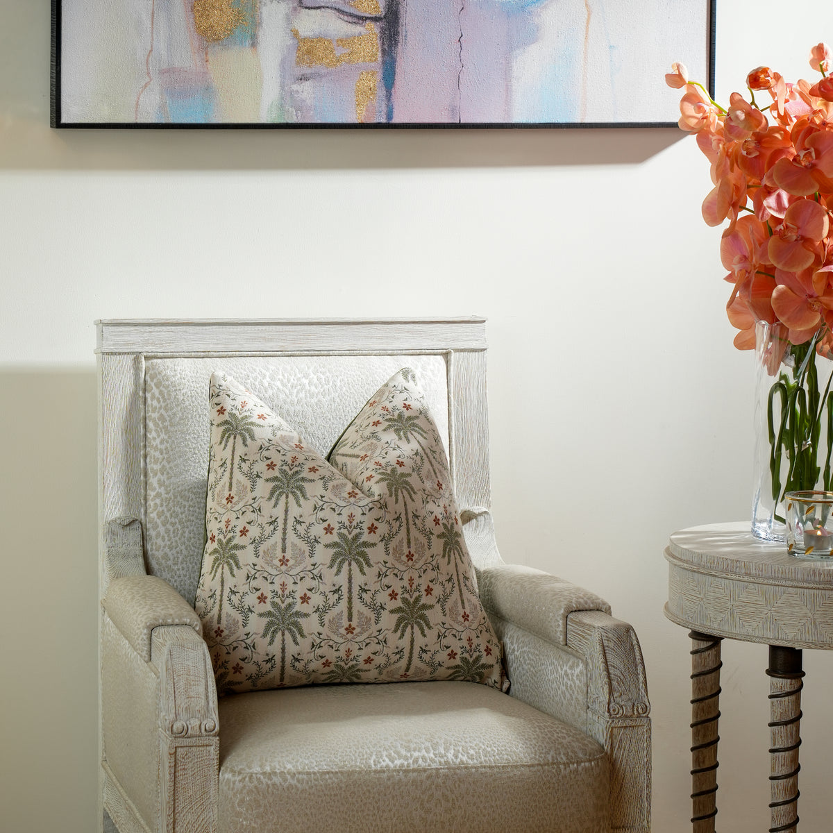 Savannah Tropical Jacquard Decorative Cushion