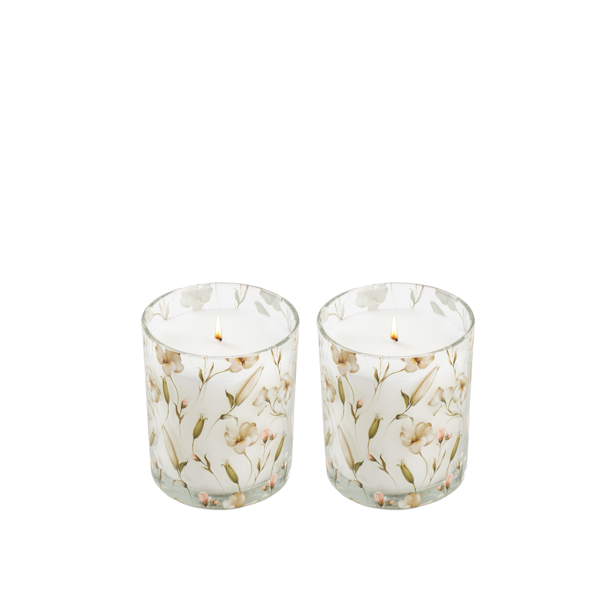 Jardin Night Gardenia Scented Candle S/2