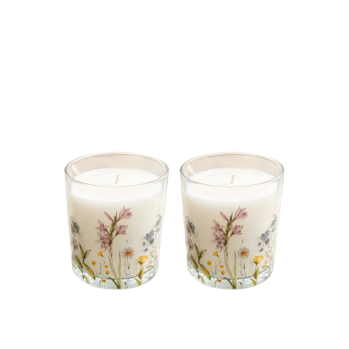 Jardin Volcano Scented Candle S/2