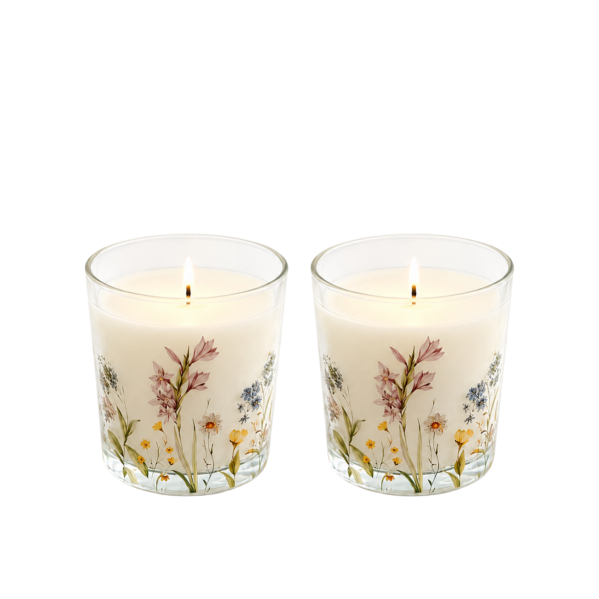 Jardin Volcano Scented Candle S/2