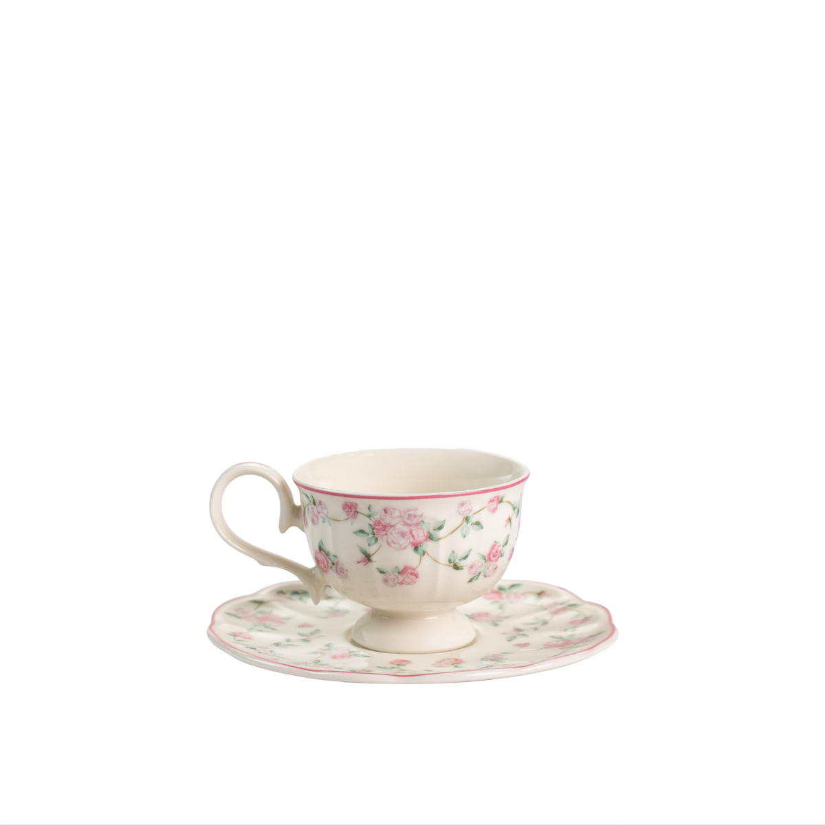 La Vie En Rose Espresso & Saucer