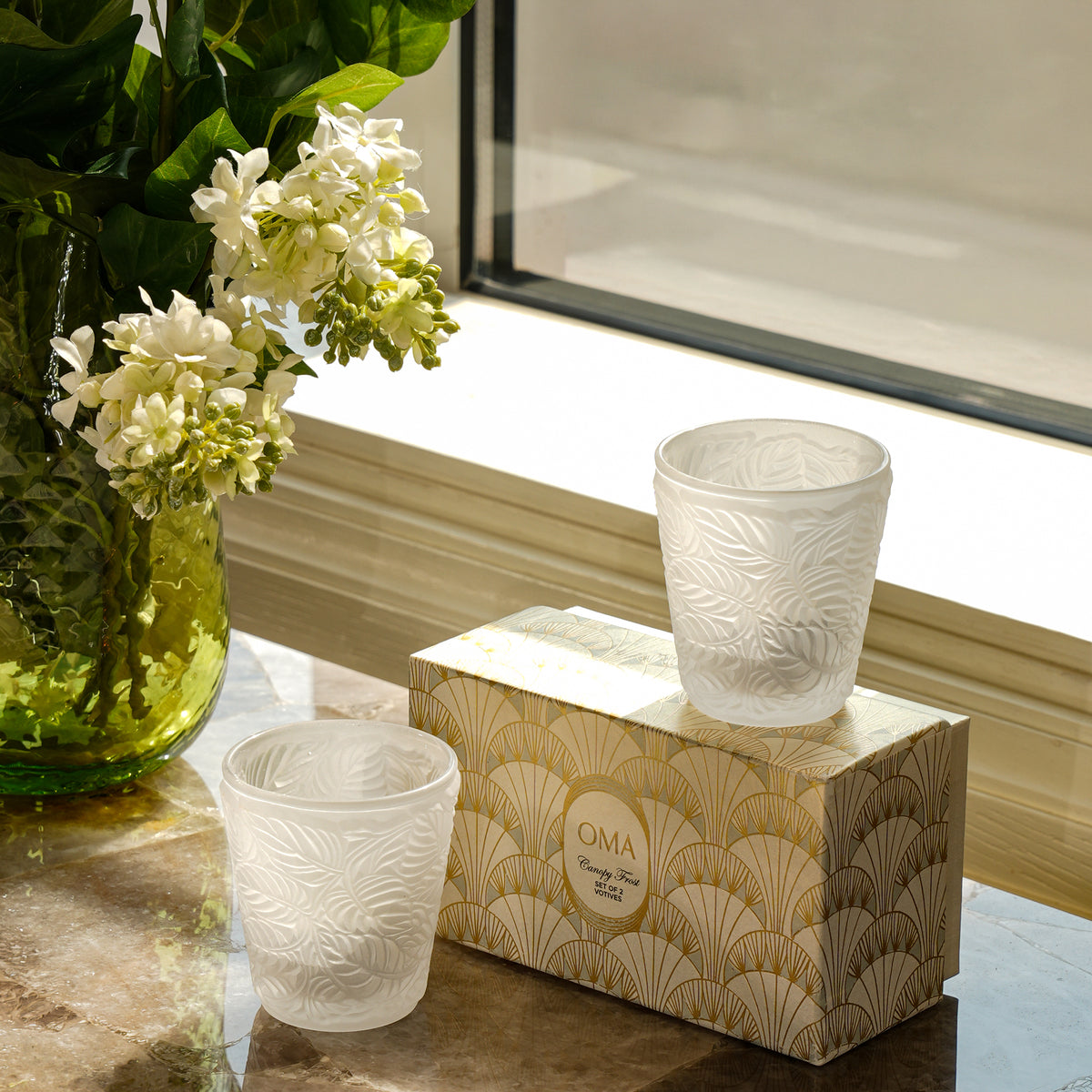Canopy Frost Votive S/2