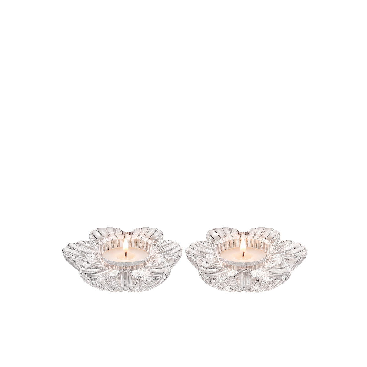 Nouveau T-Light Candle Holder S/2