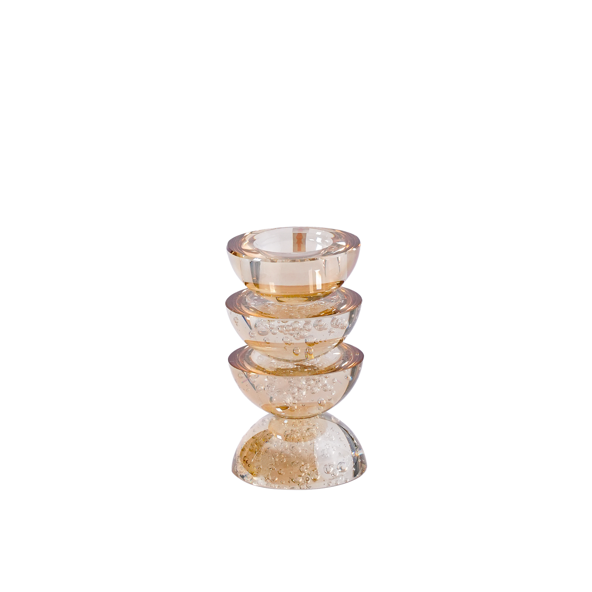 Calcite Taper Candle Holder S/2