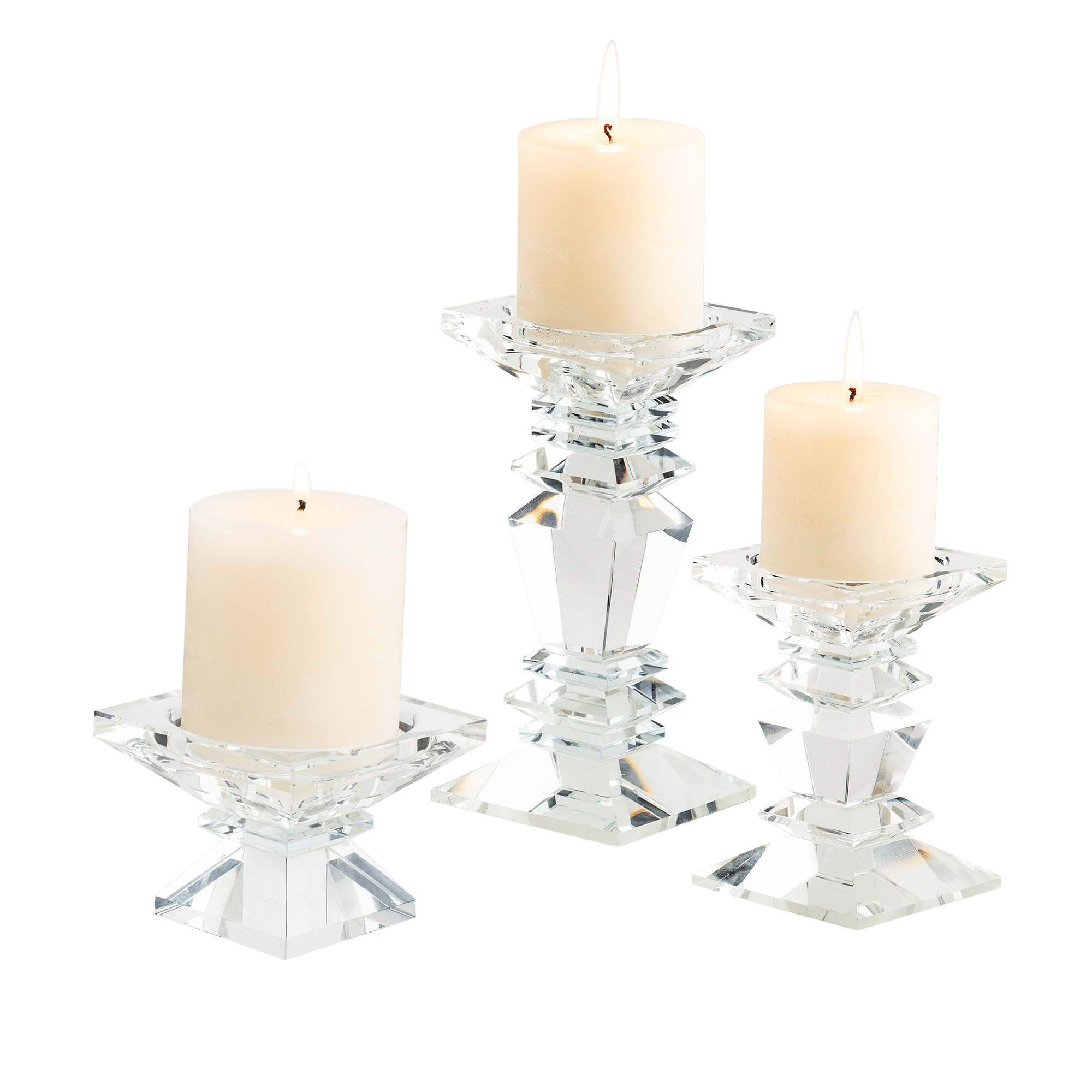 Luminescent Pillar Candle Holder