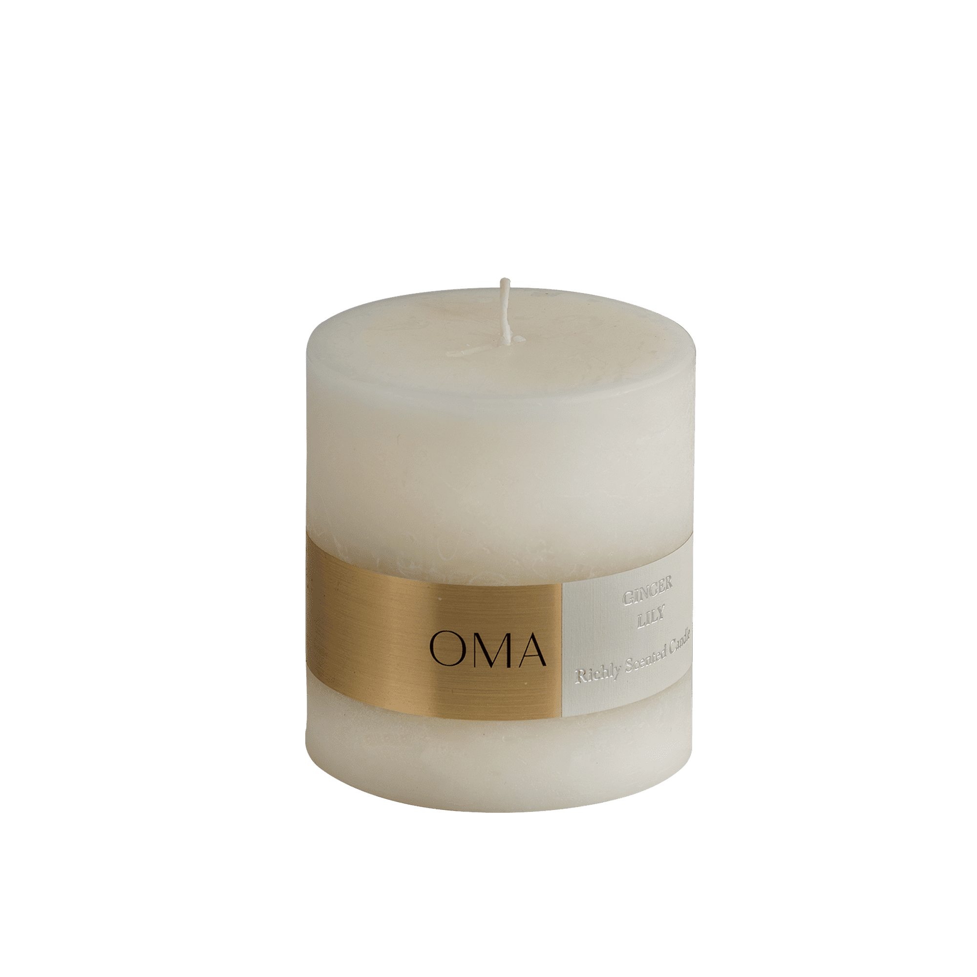 Ginger Lily Scented Pillar Candle