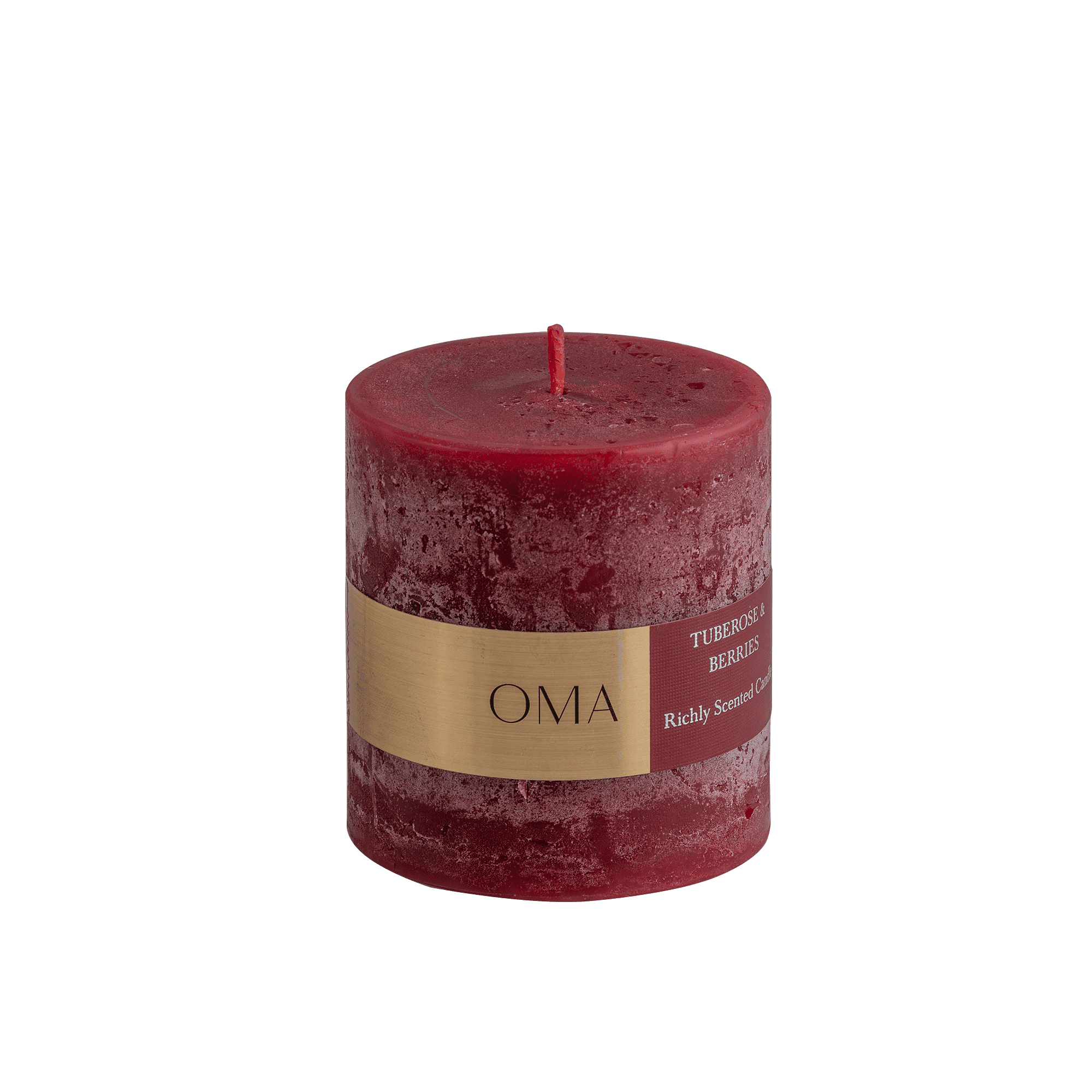 Tuberose & Berries Scented Pillar Candle
