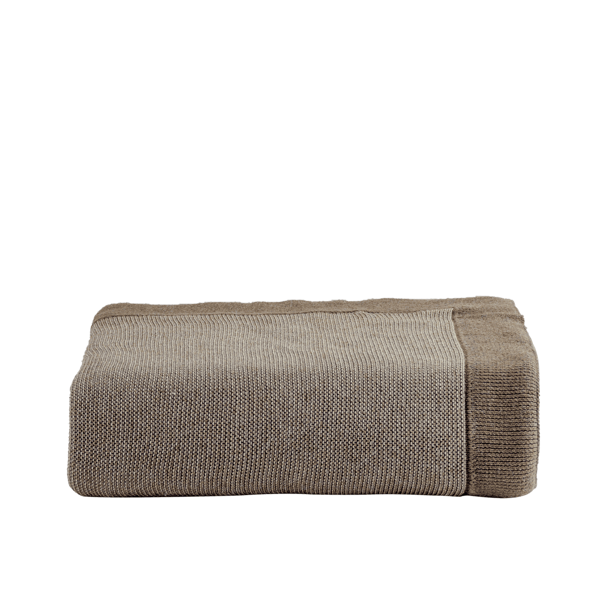 Plain Marled 100% Cotton Throw Blanket