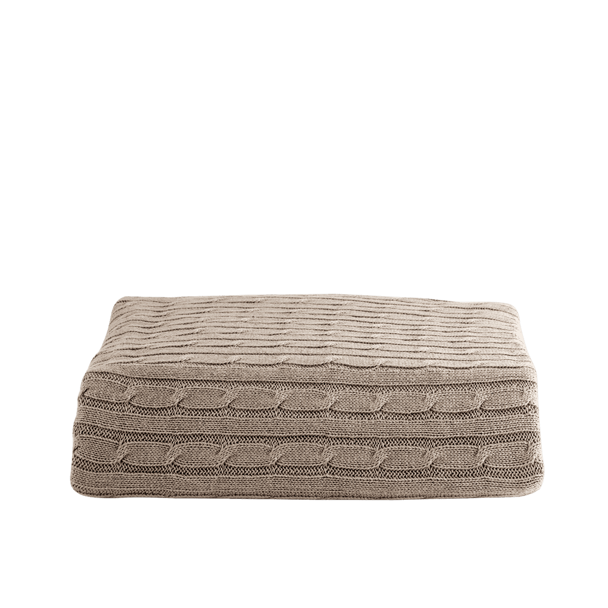 Oxford Cable Knit 100% Cotton Throw Blanket