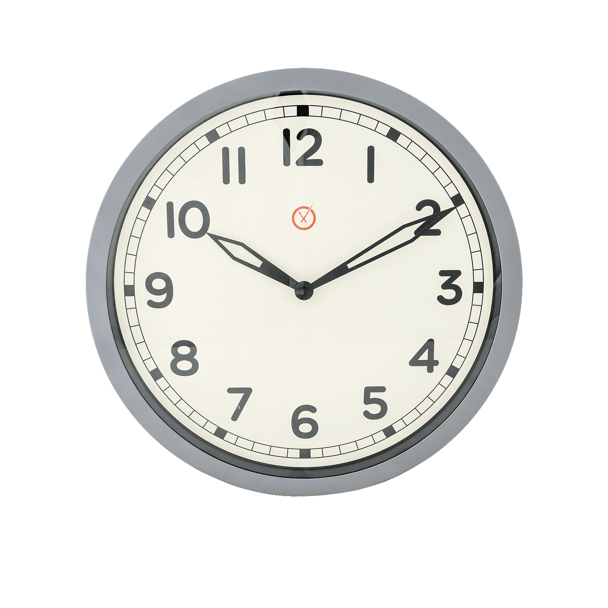 POLI WALL CLOCK GREY