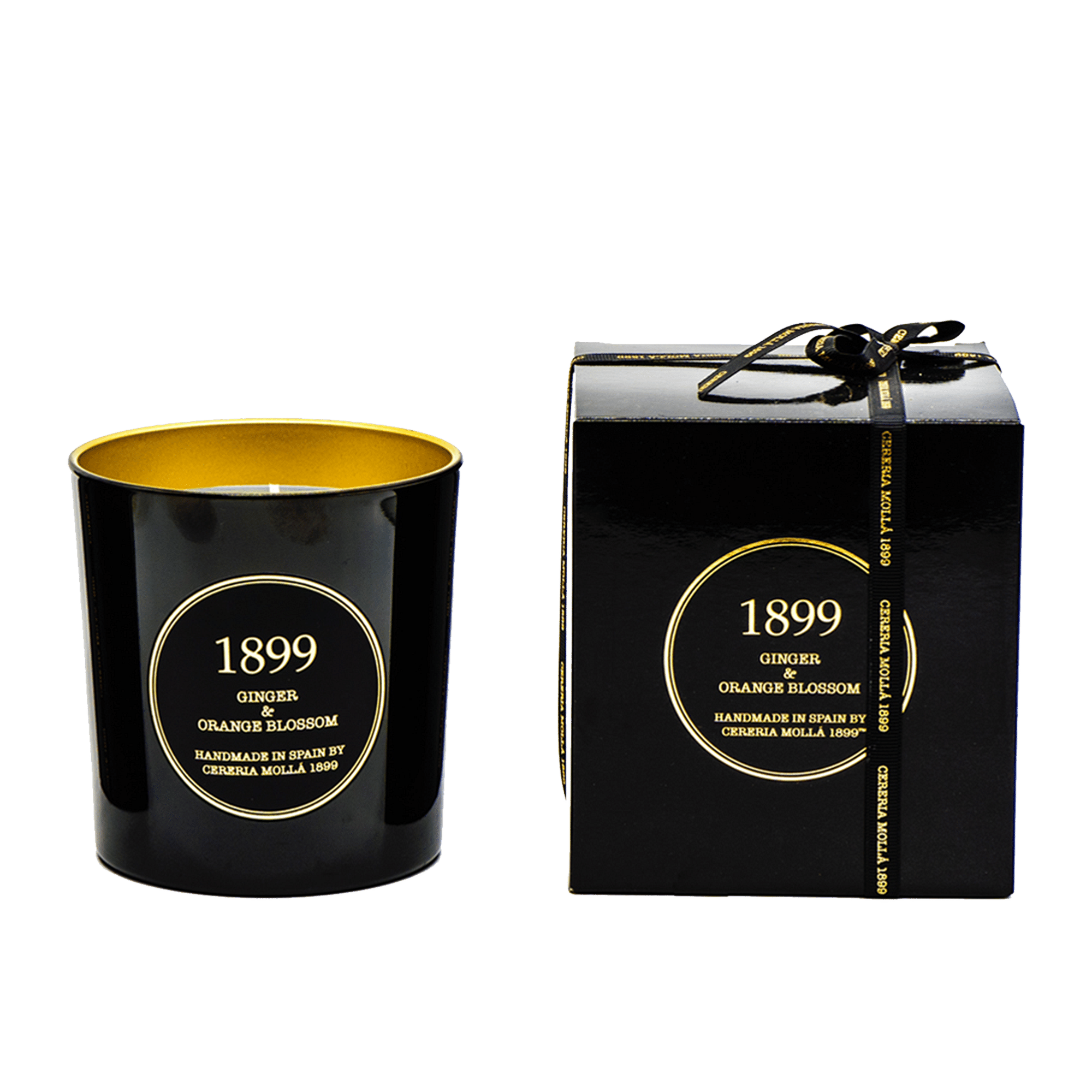 Ginger & Orange Blossom Scented Candle Jar