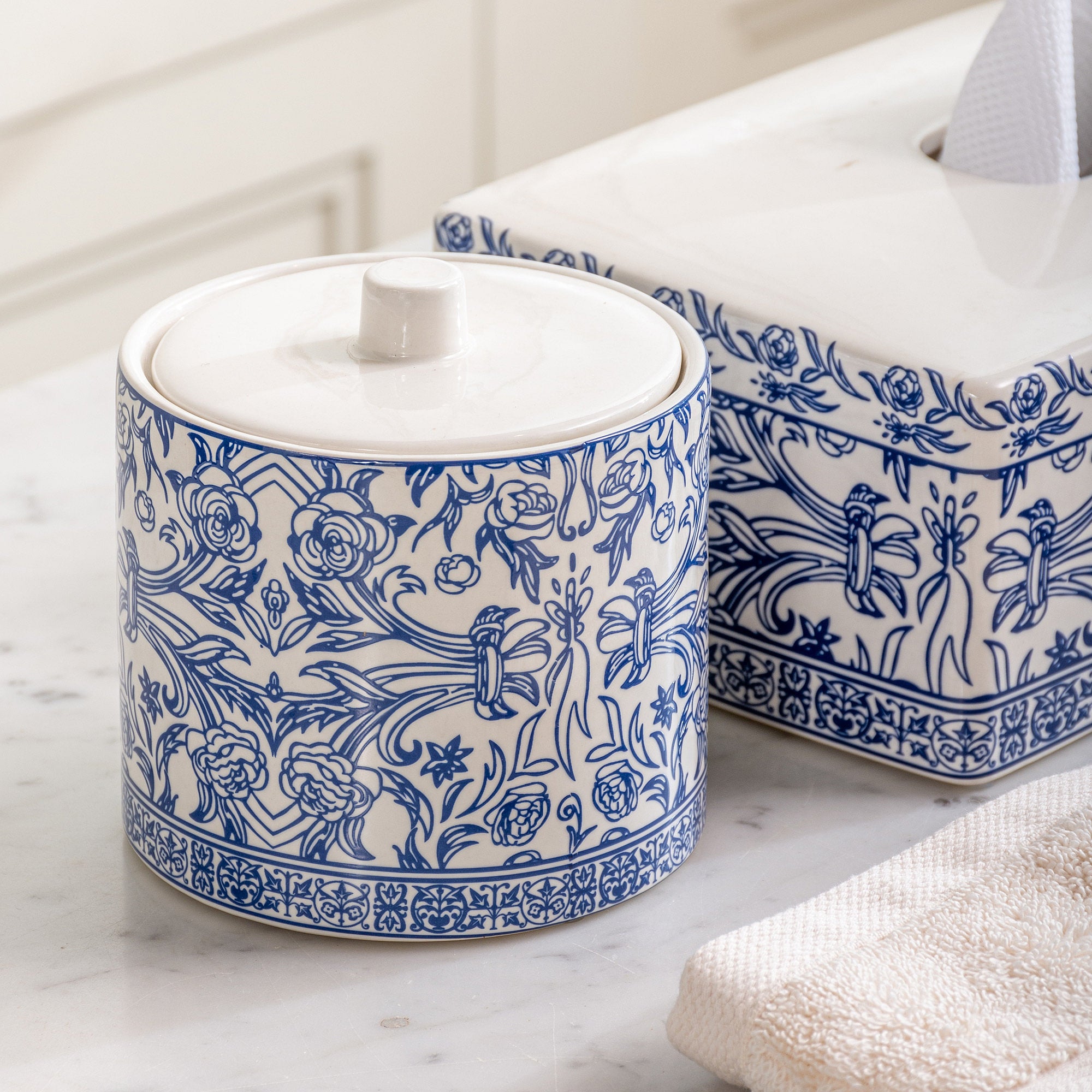 Carrara Cotton Jar