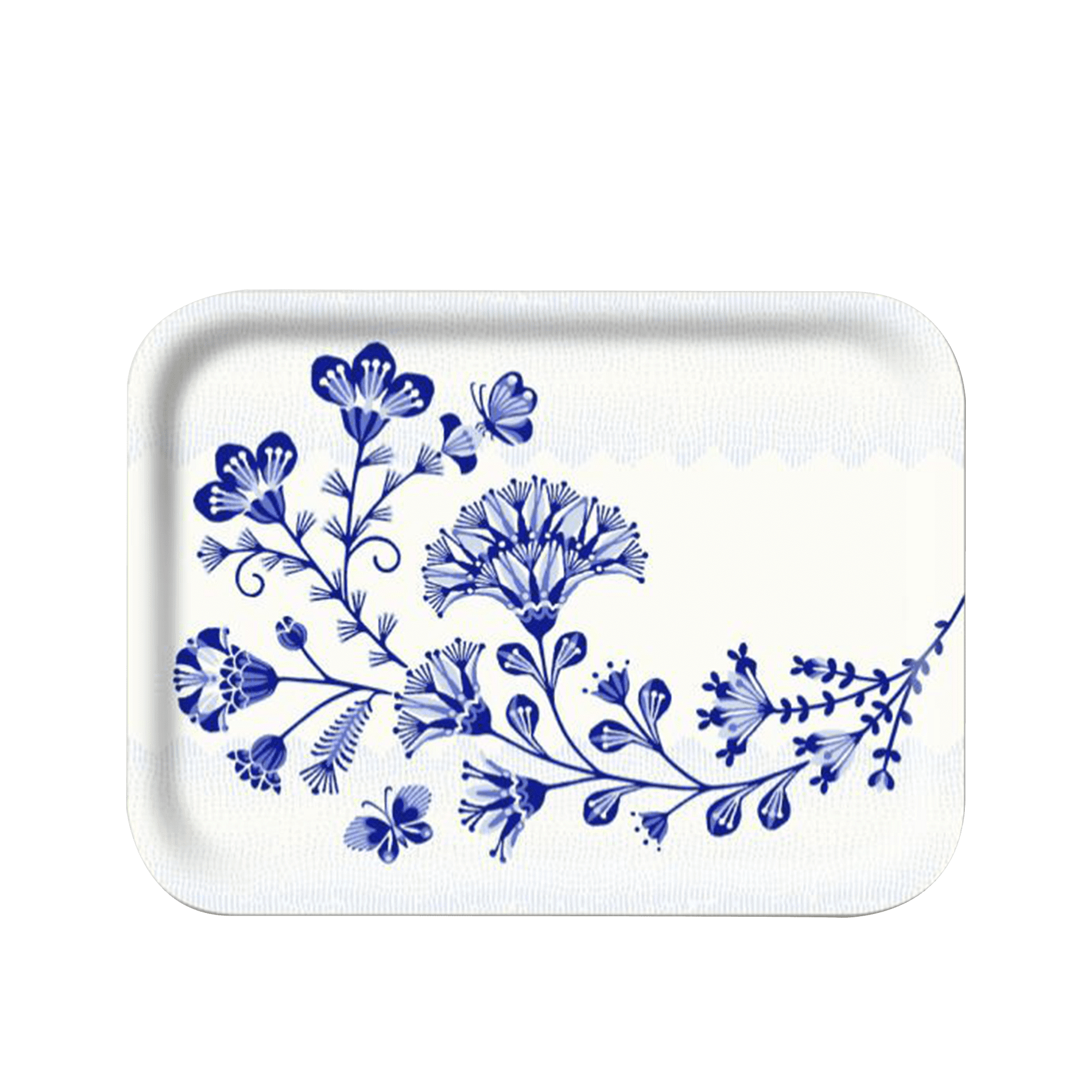 Folk Flower Serving Tray/Salver