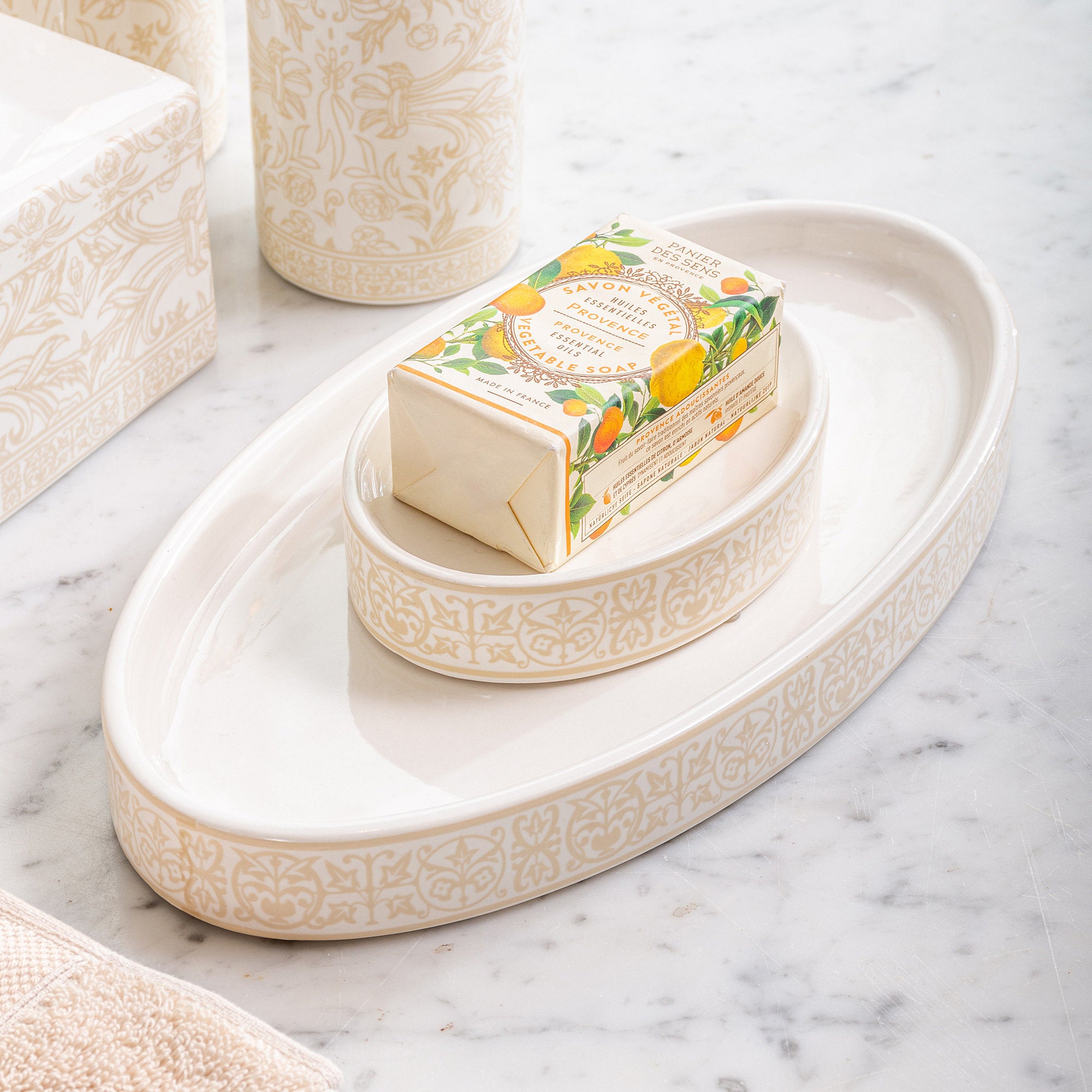 Carrara Vanity Tray