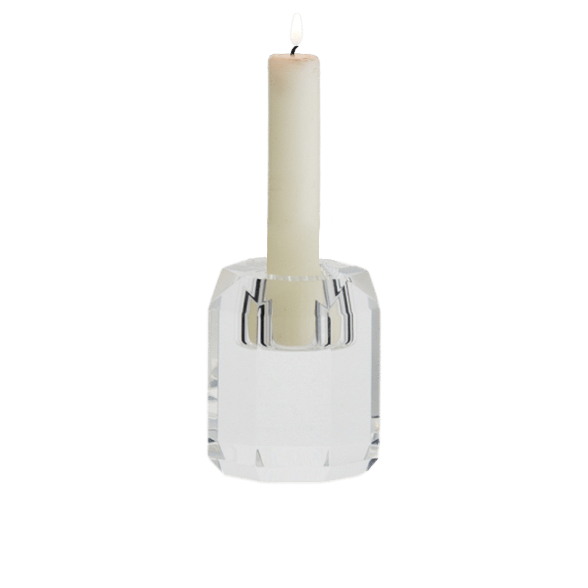 Faceted Taper Candle Holder
