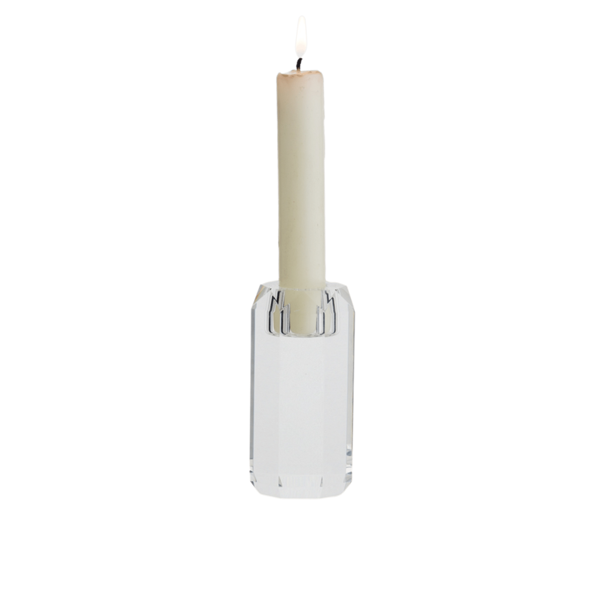 Faceted Taper Candle Holder