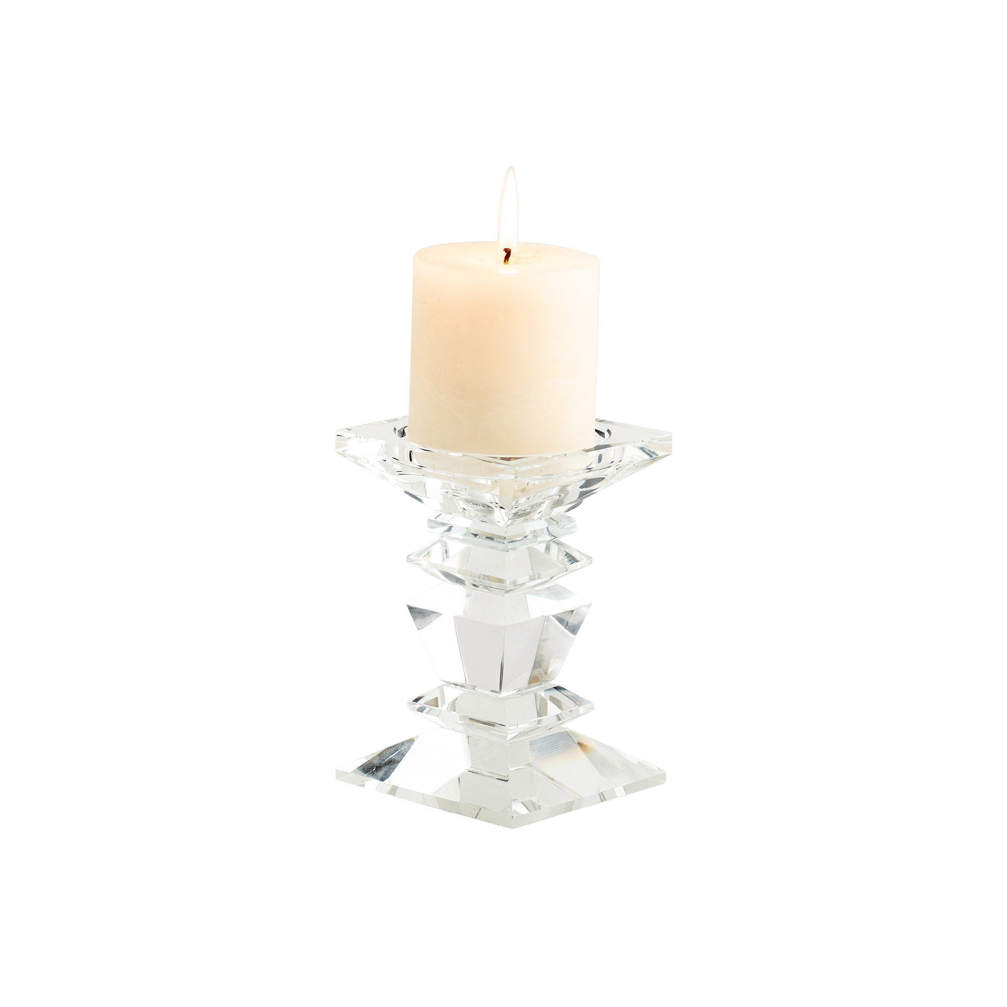 Luminescent Pillar Candle Holder
