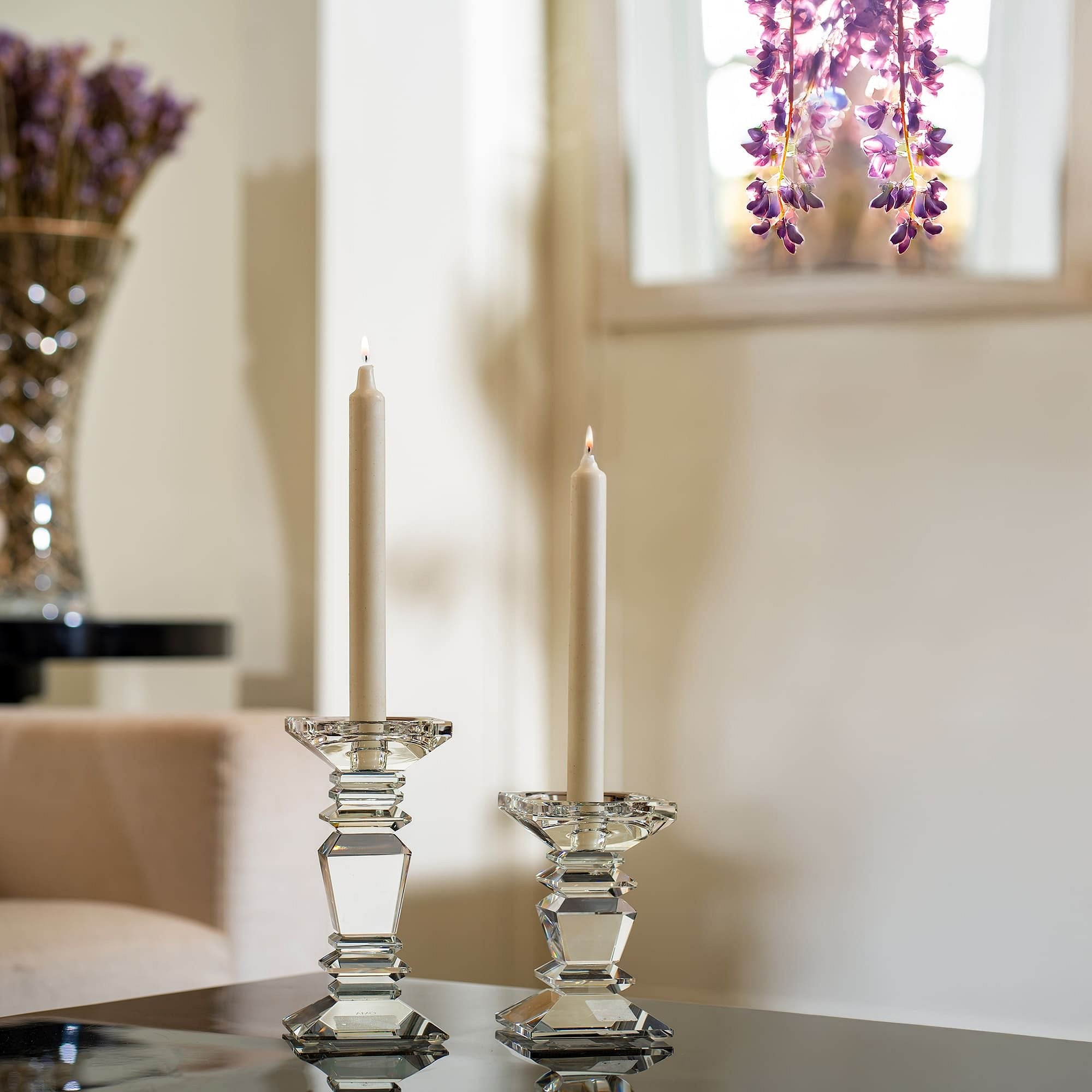 Luminescent Pillar Candle Holder