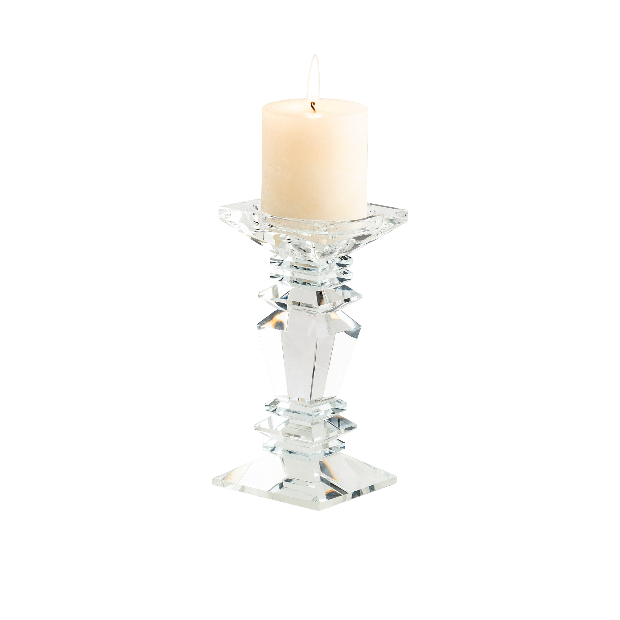 Luminescent Pillar Candle Holder