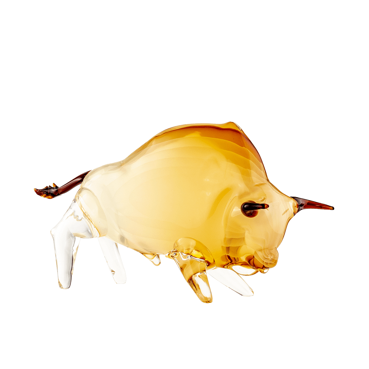 Murano Amber Bull