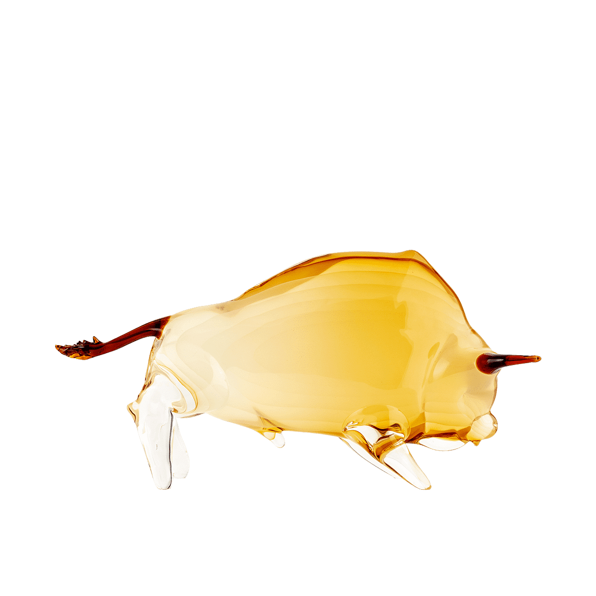 Murano Amber Bull