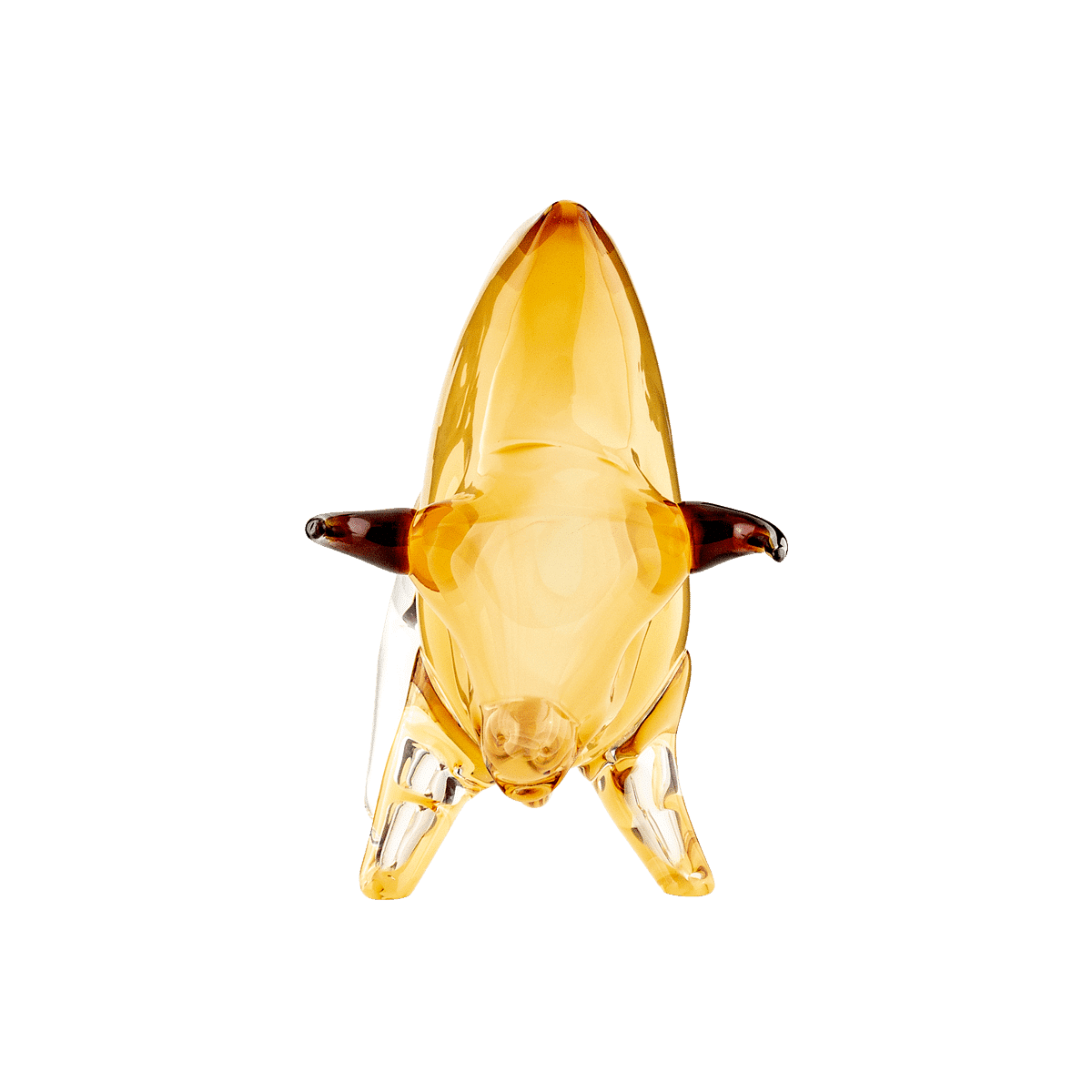 Murano Amber Bull