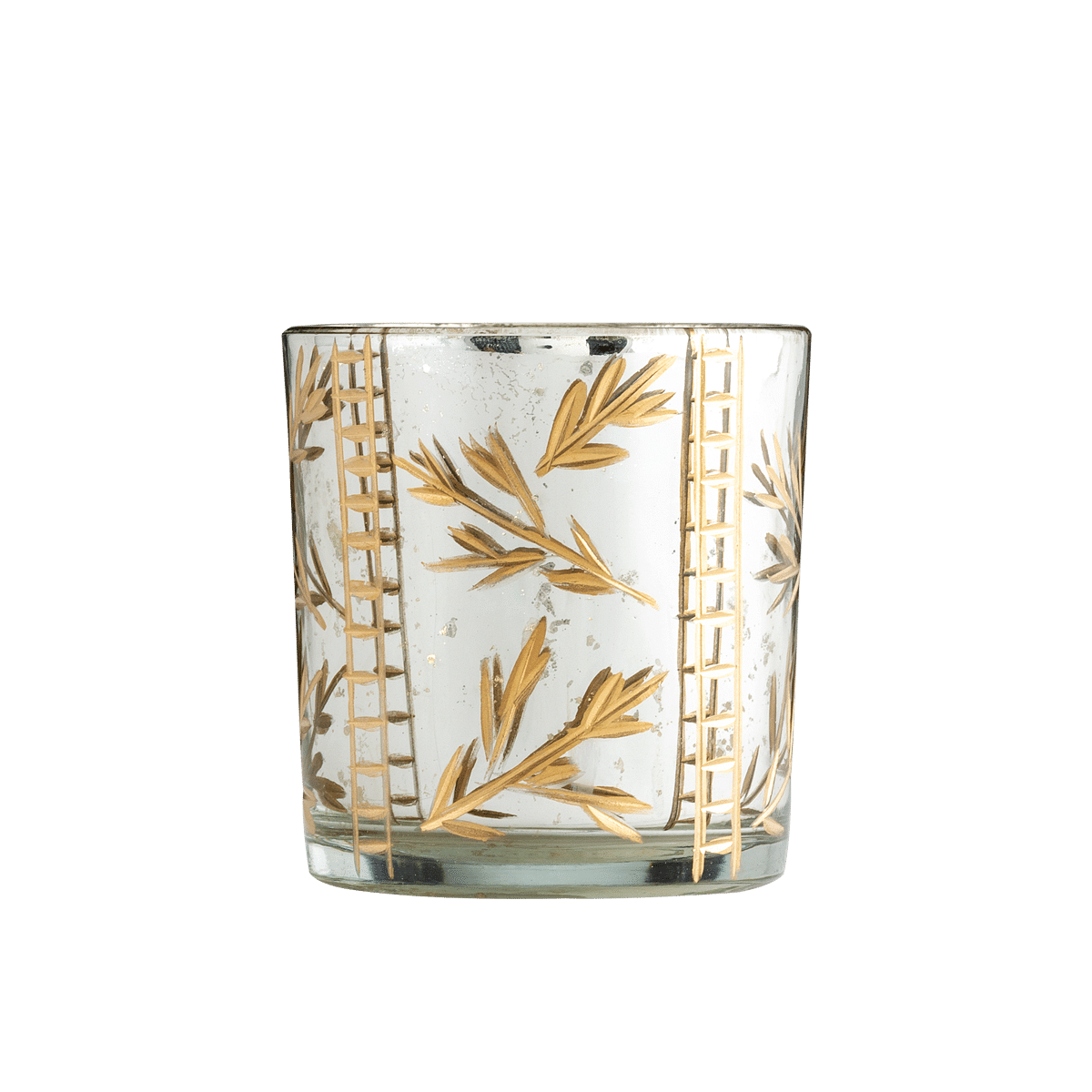Foliole T-Light Holder Gold