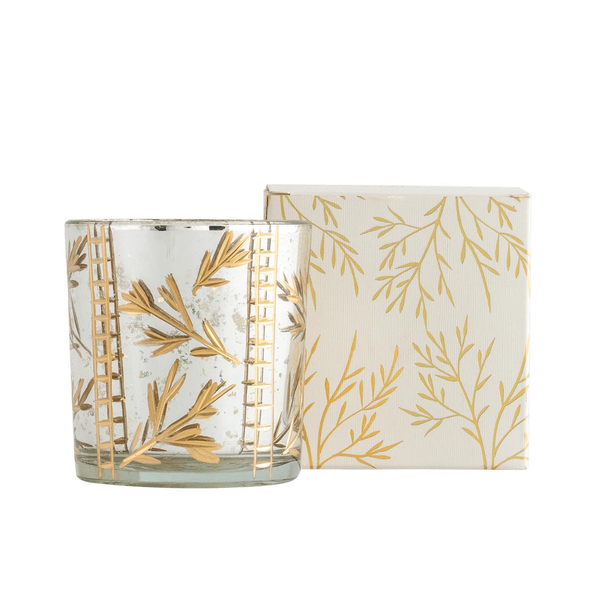 Foliole T-Light Holder Gold