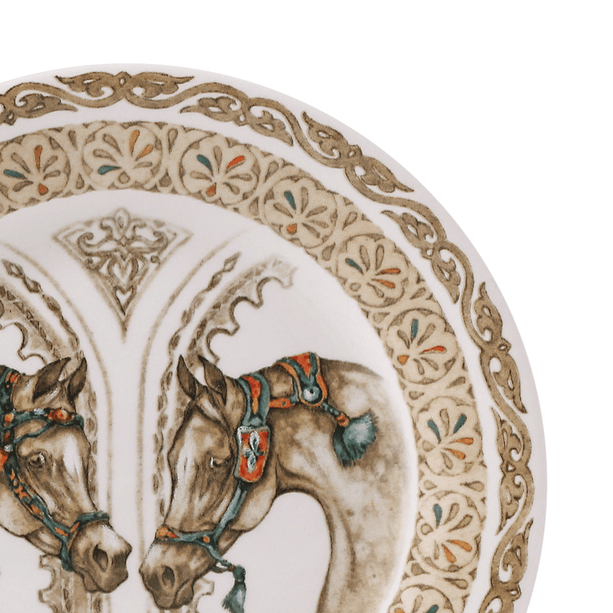 Chevaux Du Vent Face To Face Dessert Plate