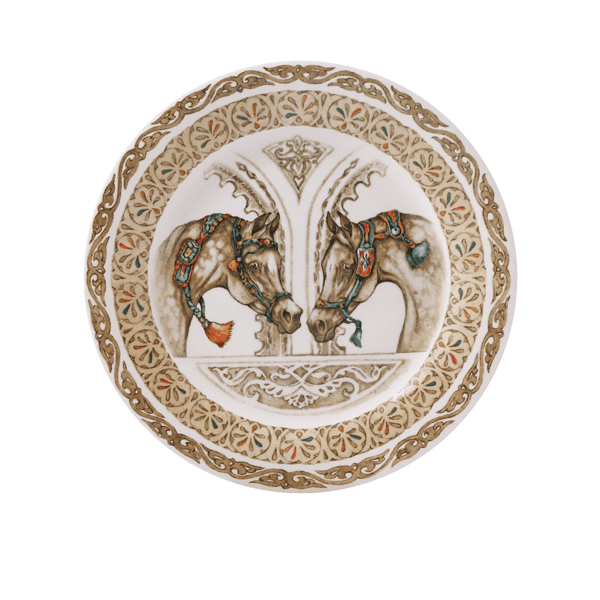 Chevaux Du Vent Face To Face Dessert Plate