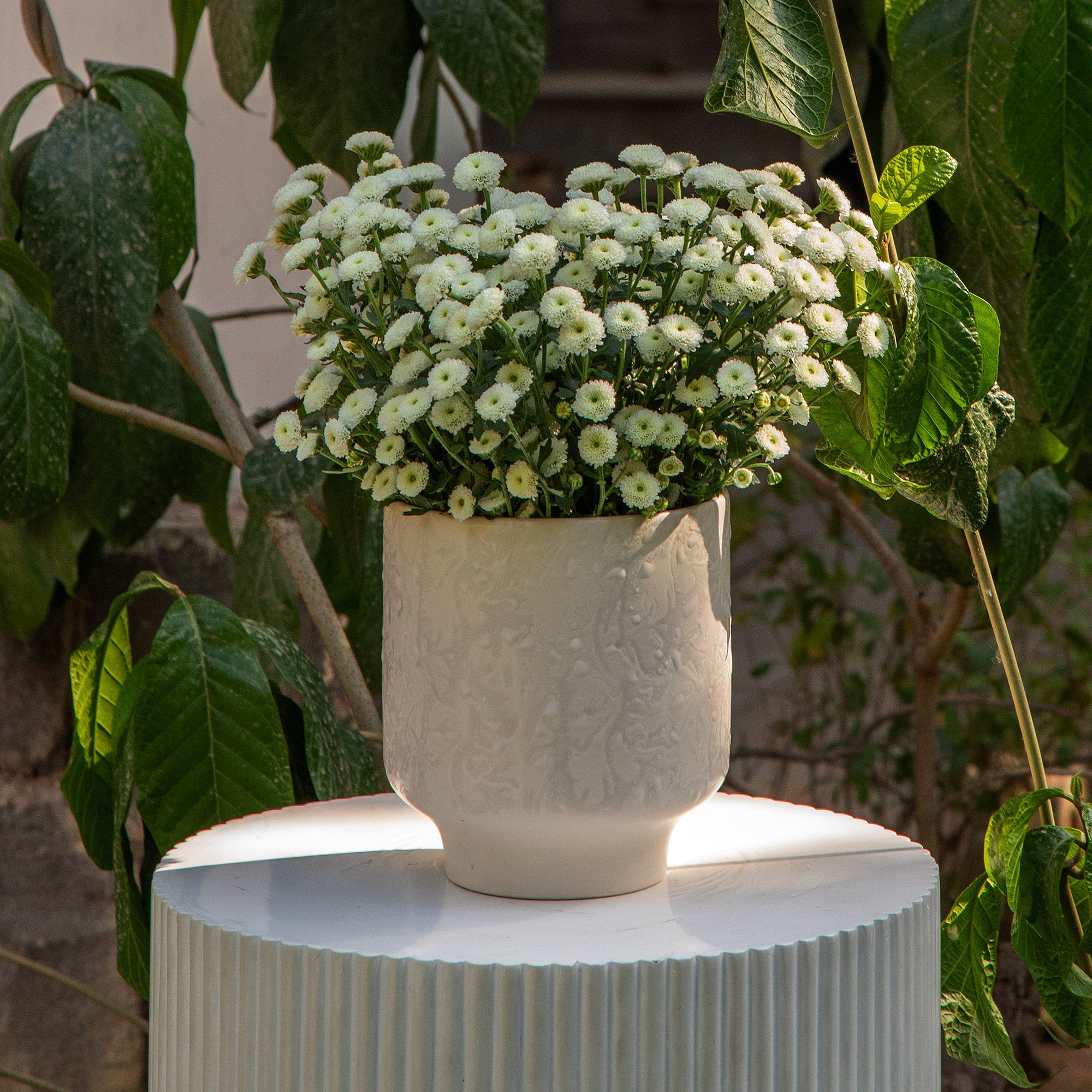 Mandarin Ivory Vase