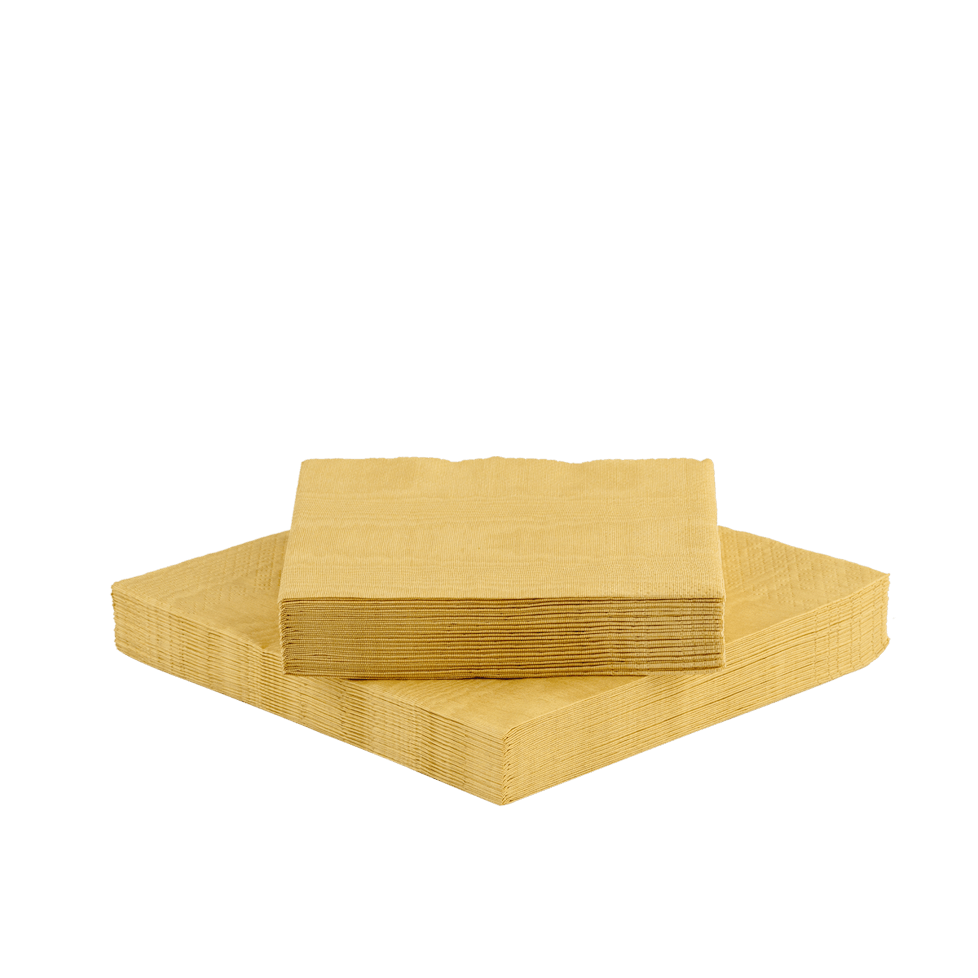 Moire Cocktail Napkins In Gold, Set Of 20