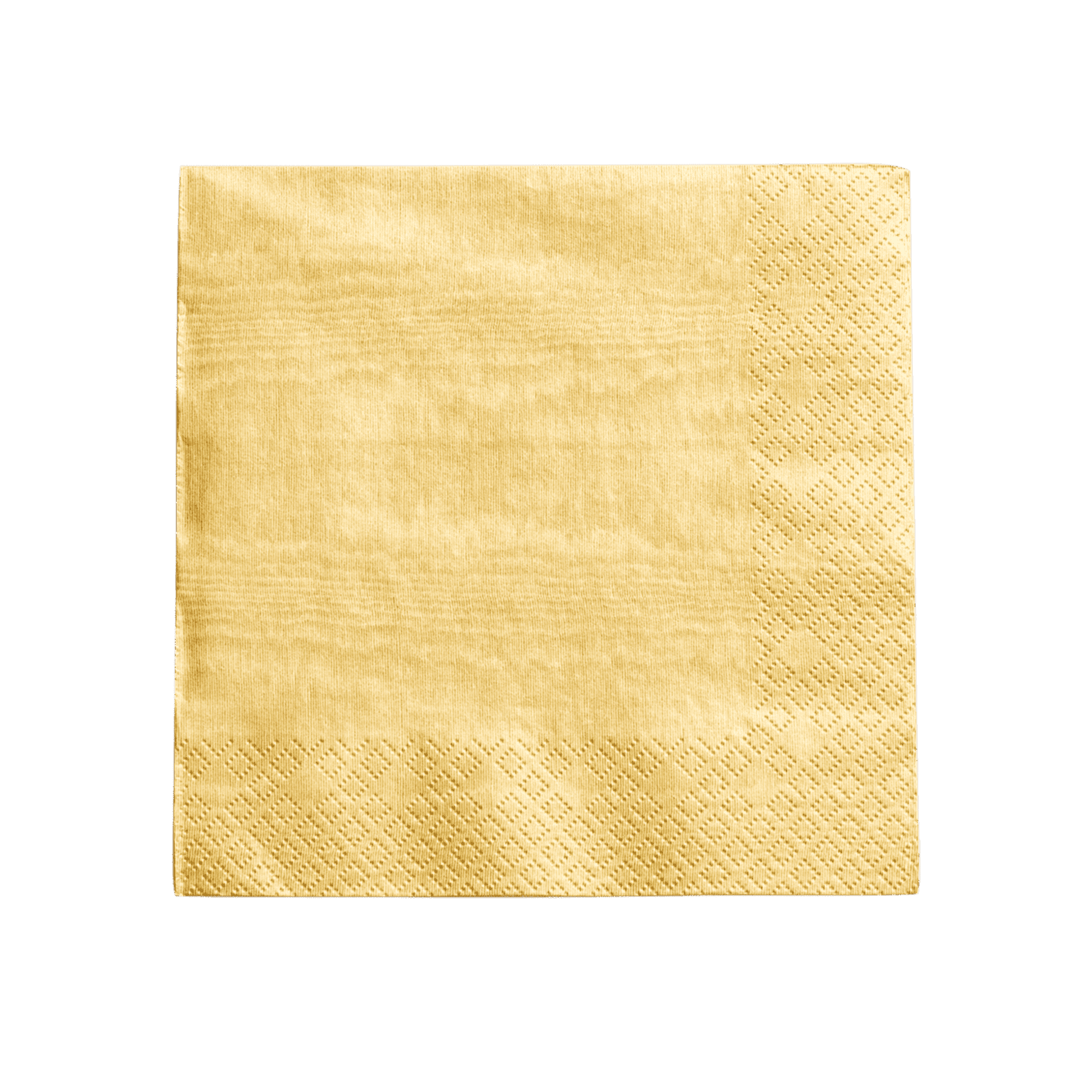 Moire Cocktail Napkins In Gold, Set Of 20