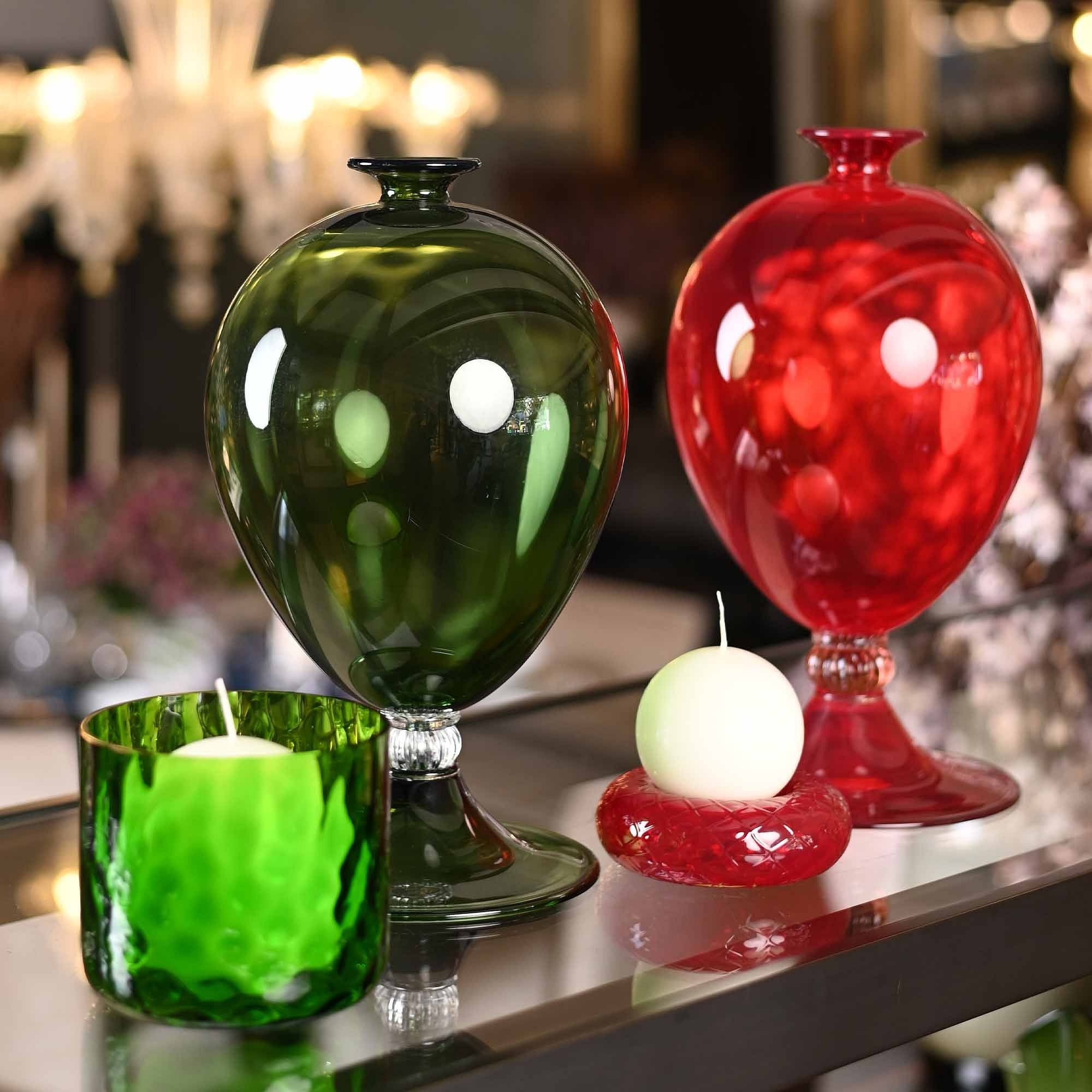 Faville T-Light Holder Red