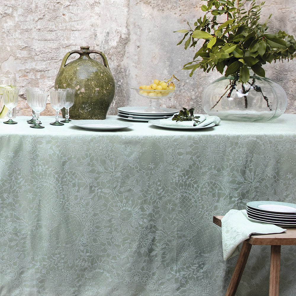 Mille Guipures Jade Napkin