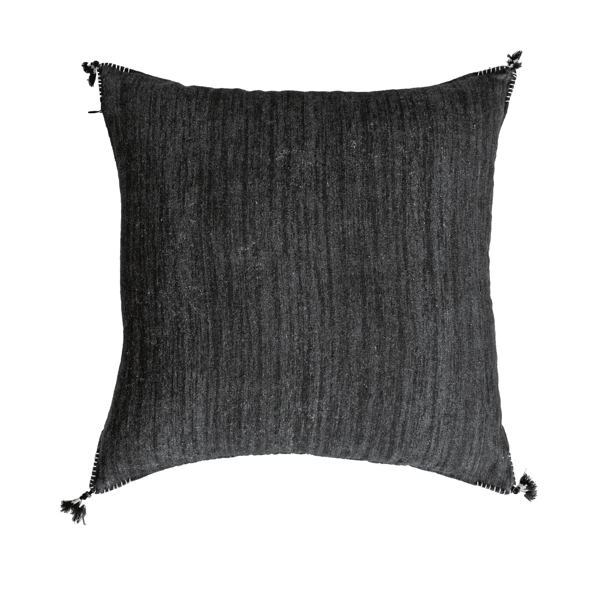 Abigail Printed Charcoal Cushion L  20" x W 20"