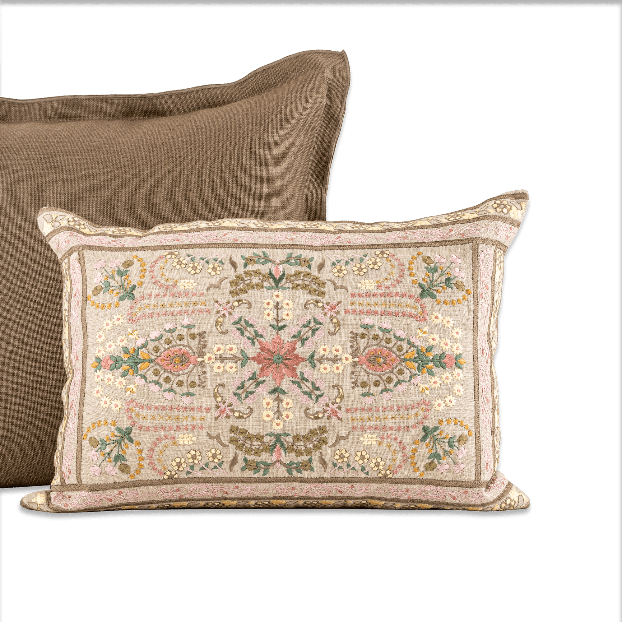 Suzani Linen Decorative Cushion  L14 x W20