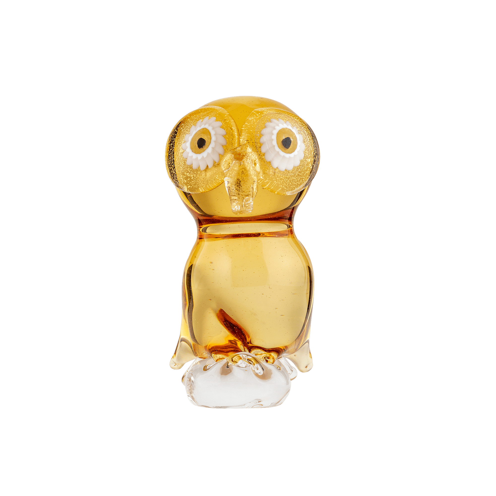 Murano Amber Owl