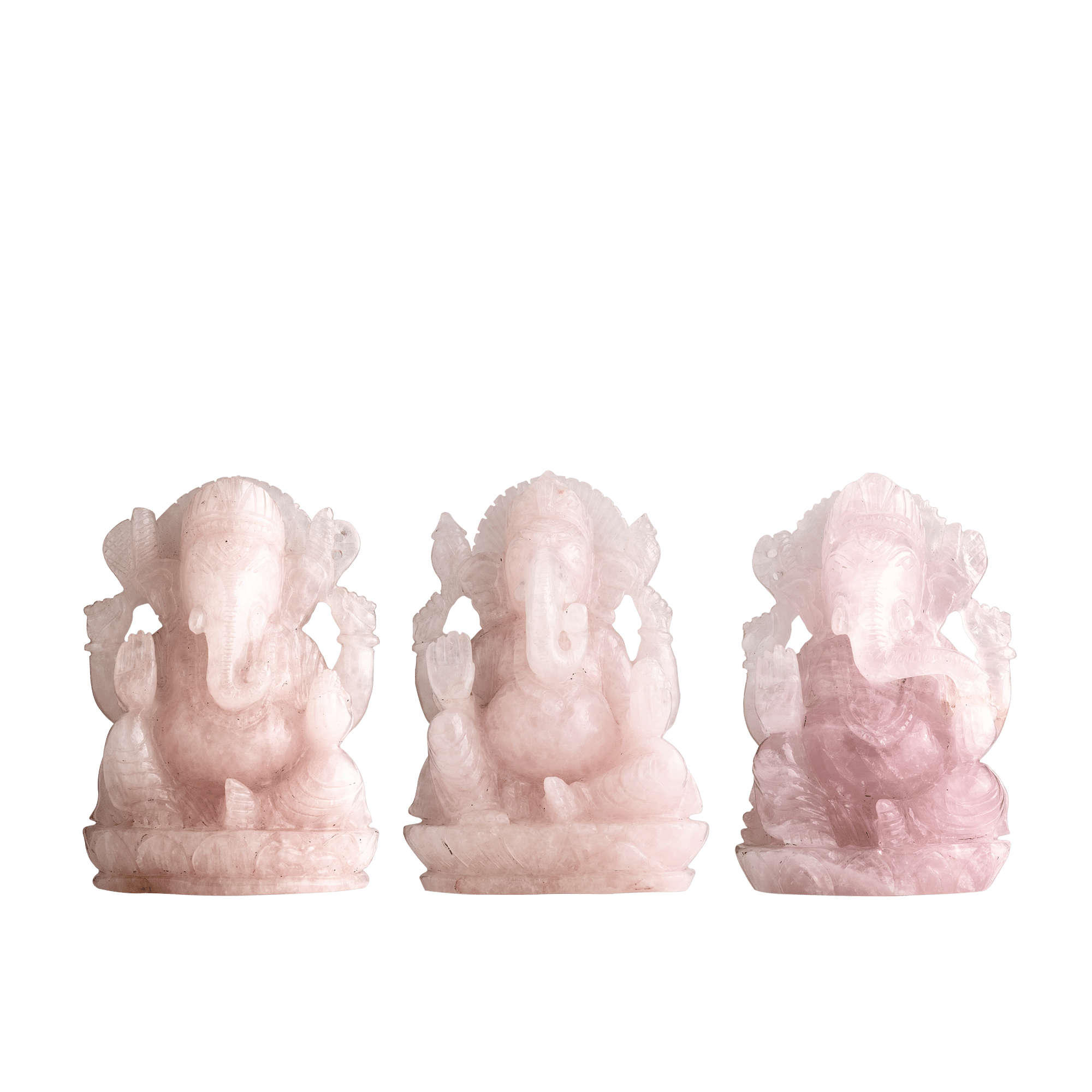 Rose Quartz Ganesha