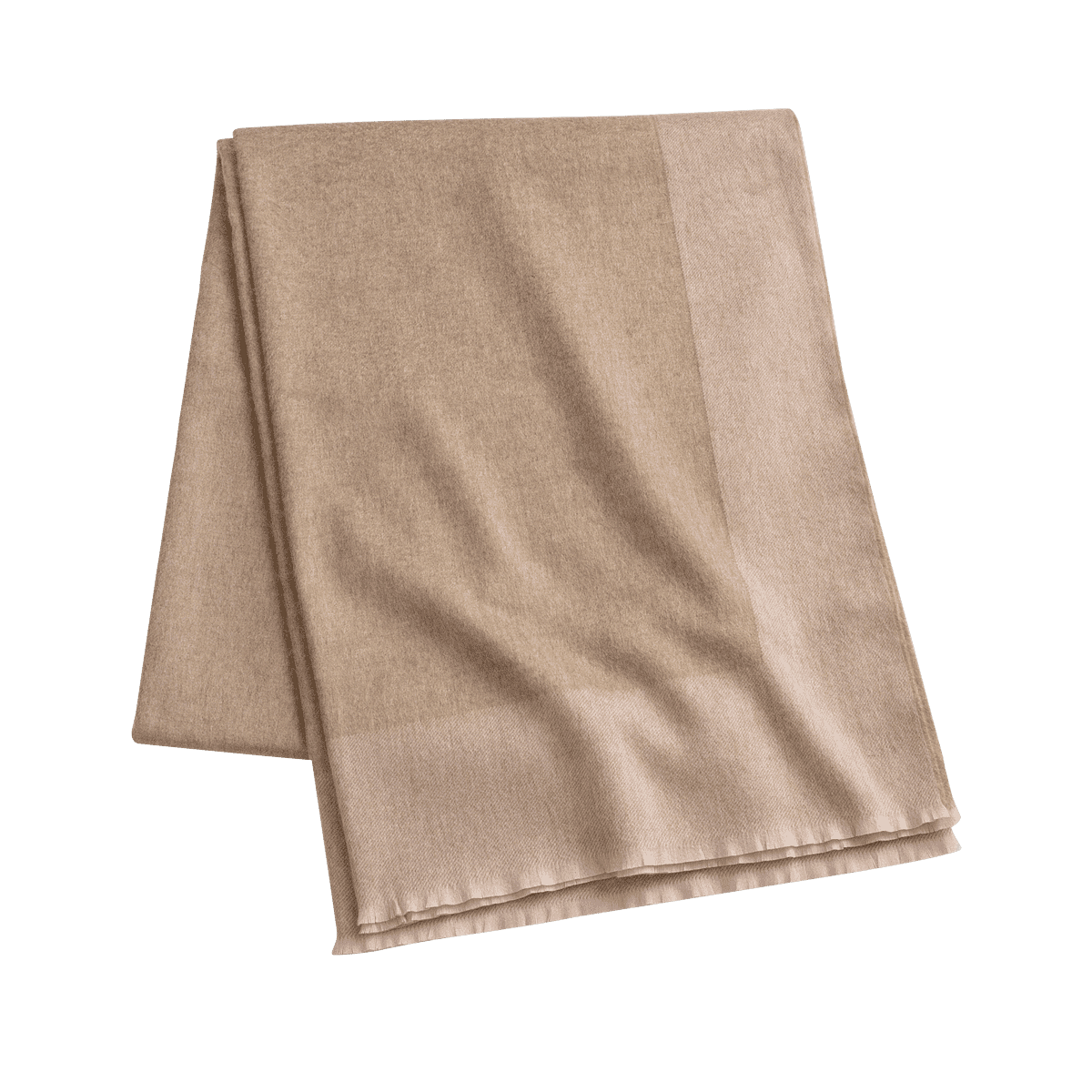Arran Blush Pink 100% Cashmere Throw Blanket
