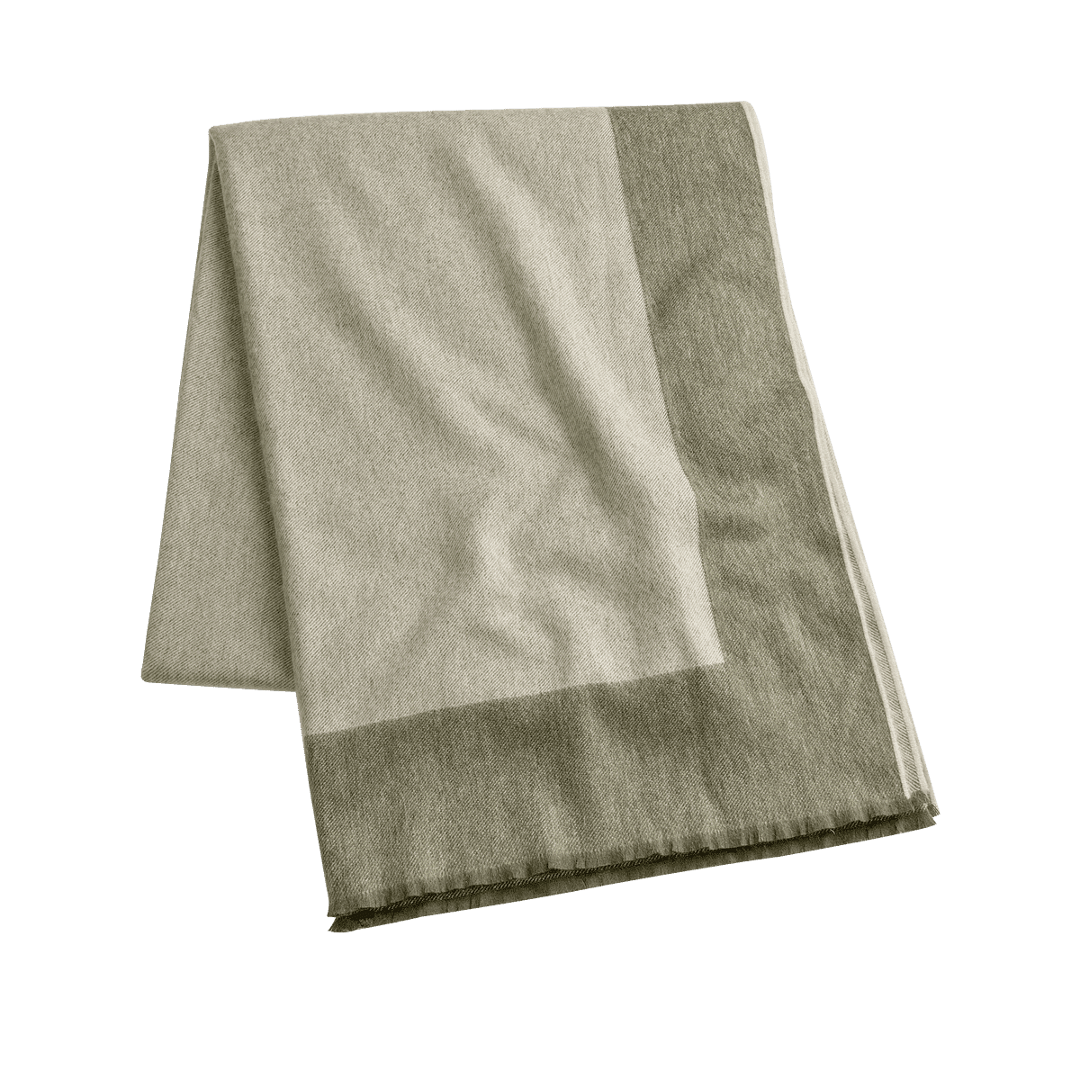 Arran Dark Grey 100% Cashmere Throw Blanket