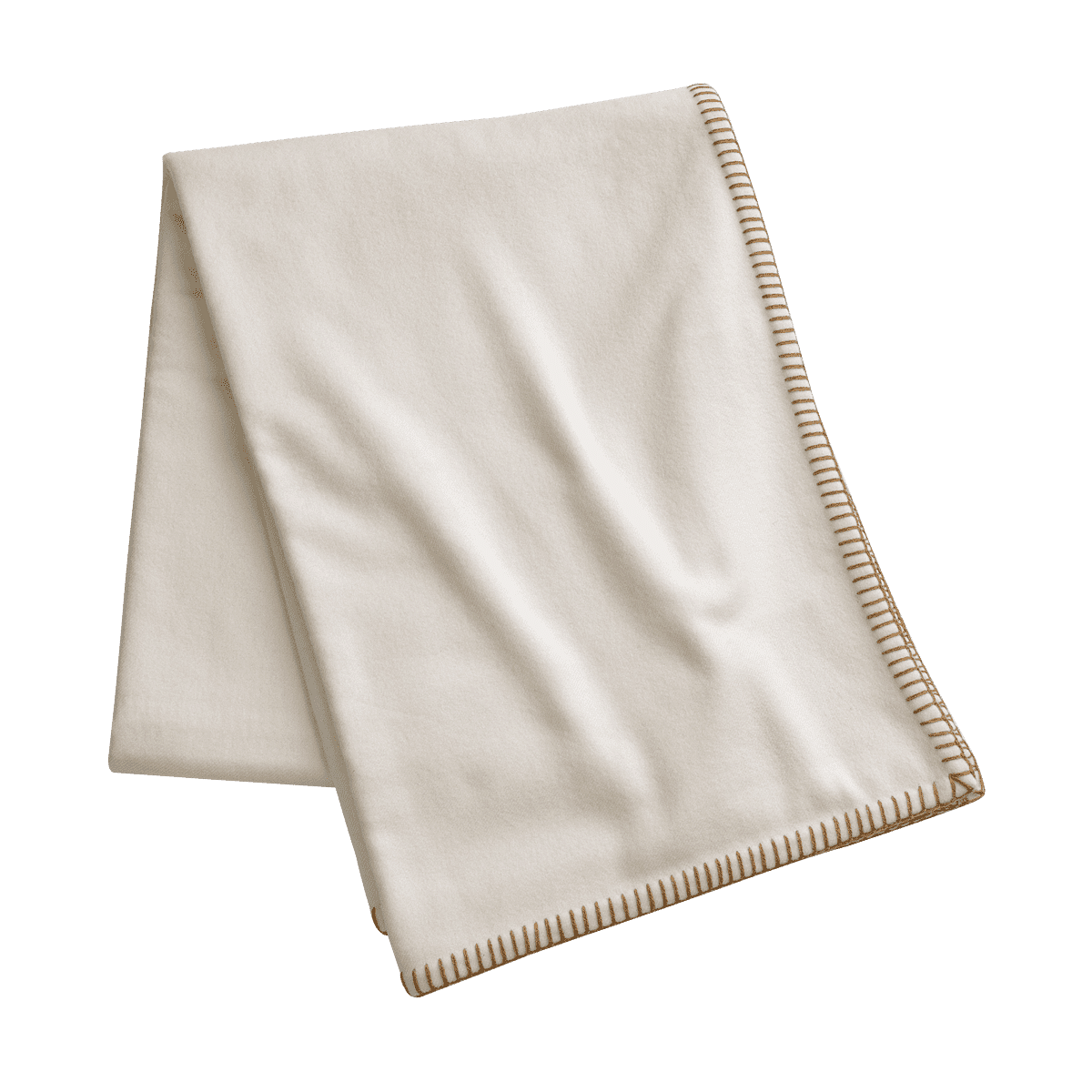Lewis White 100% Cashmere Throw Blanket