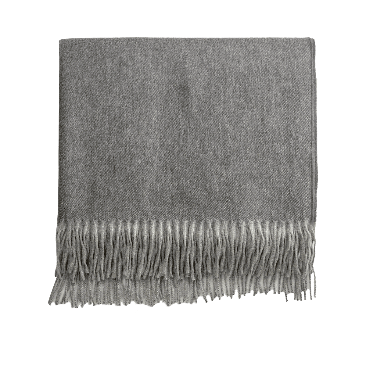 Arran Plain 100% Cashmere Throw Blanket