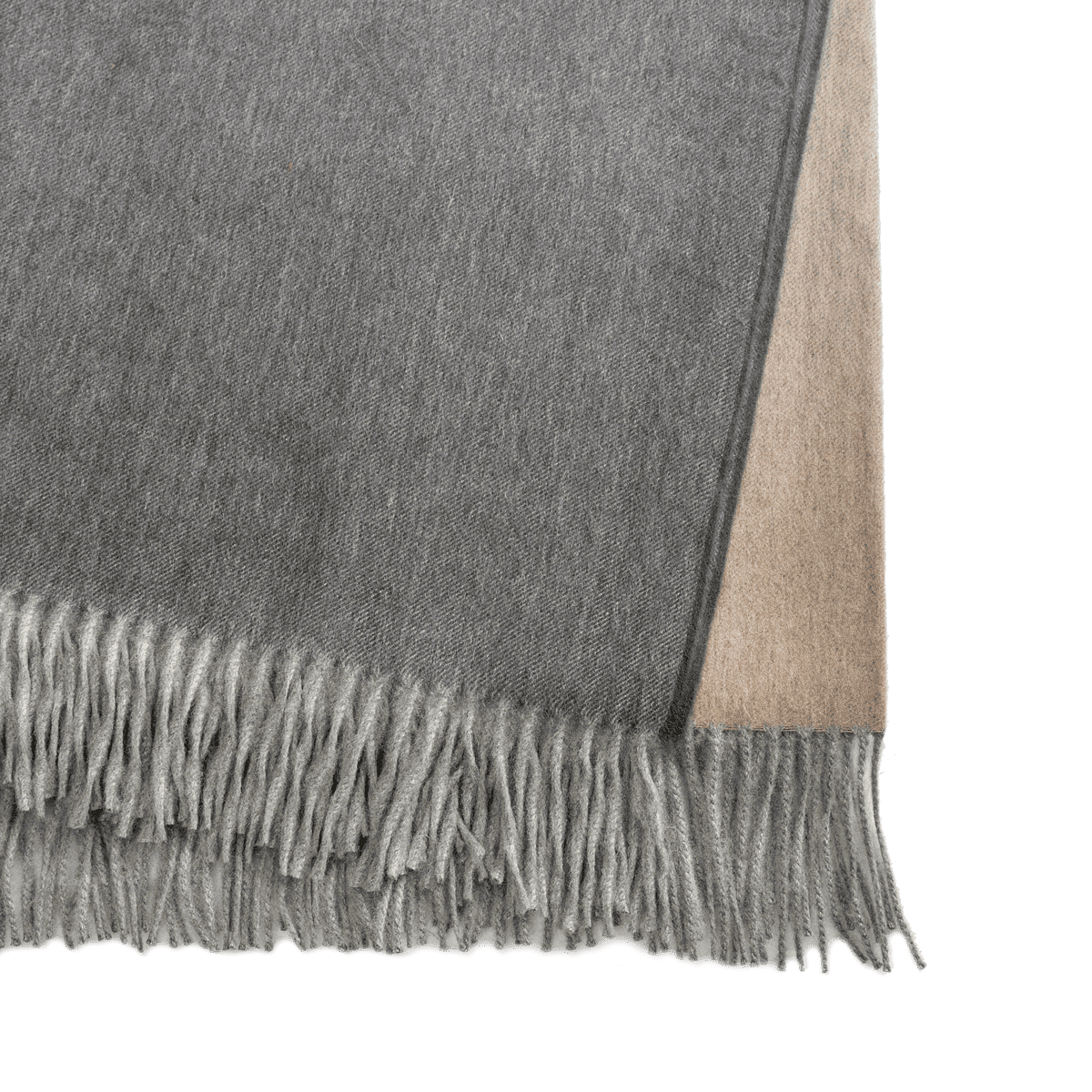 Arran Plain 100% Cashmere Throw Blanket