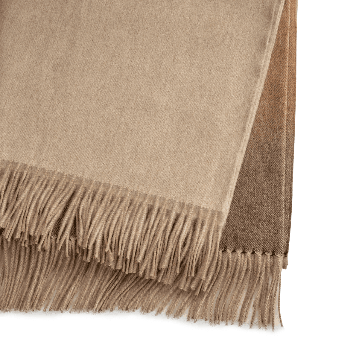 Arran Blush 100% Cashmere Throw Blanket