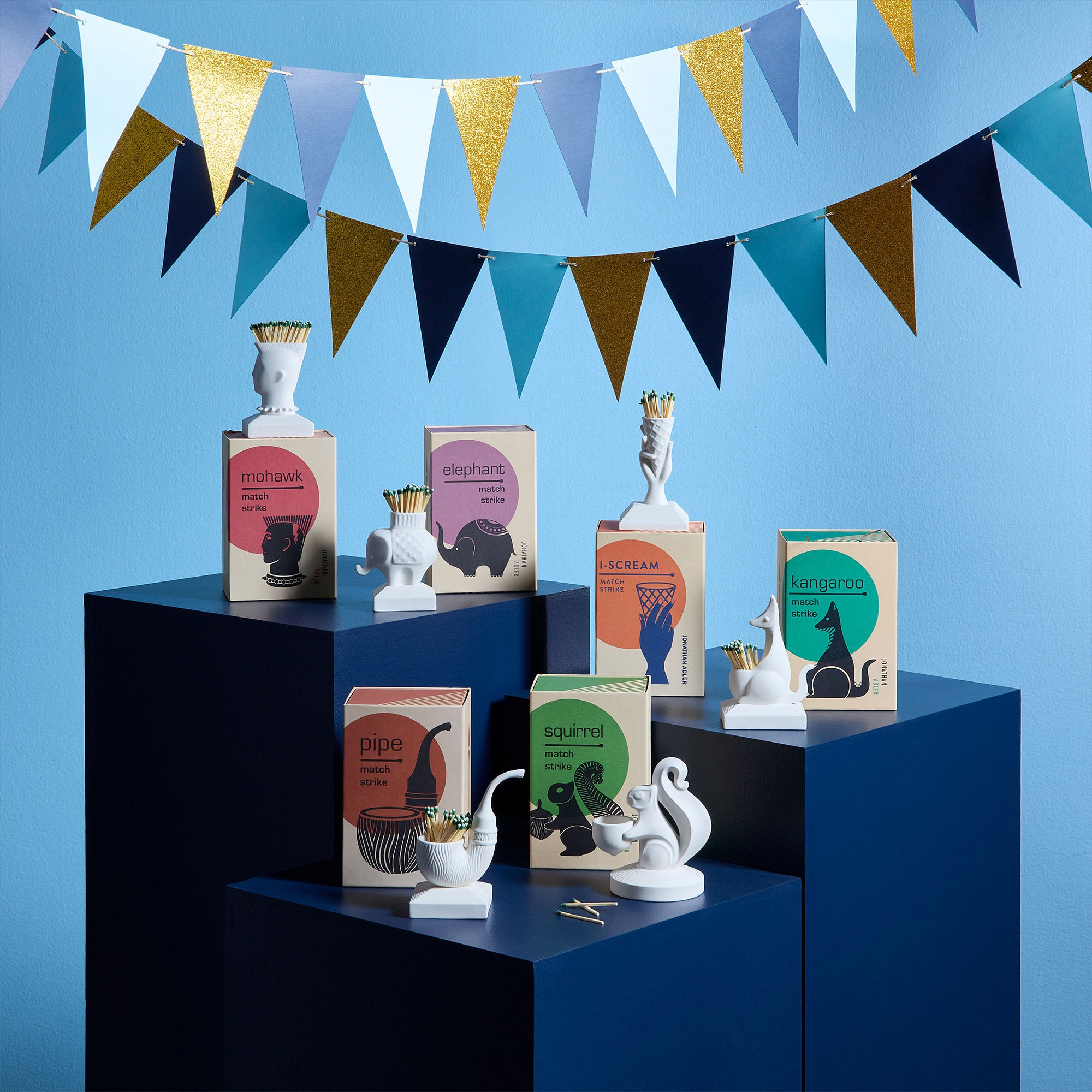 Elephant Match Strike Holder