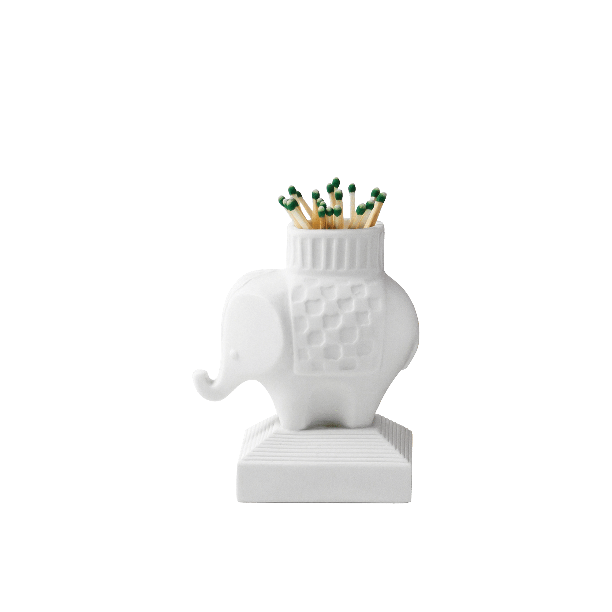 Elephant Match Strike Holder